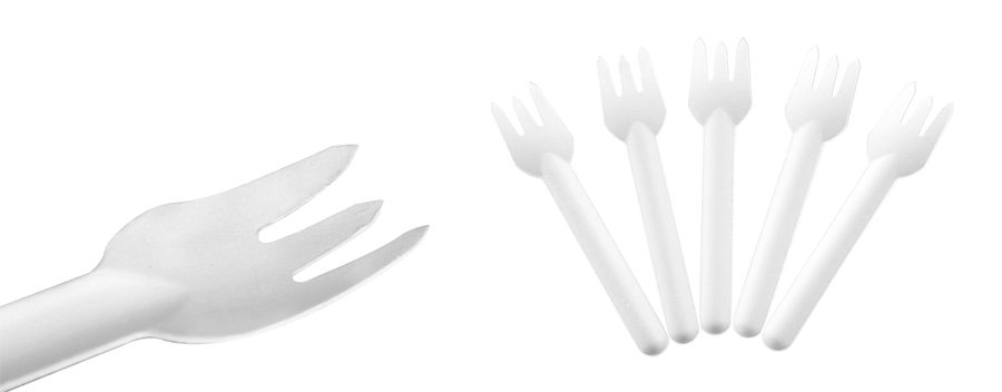 Compostable Take Out 6 inch Bagasse Pulp Fork