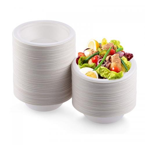 Soup Bowls 340ml 50 x Bagasse Food 12ozFully Compostable Renewable Sugar 