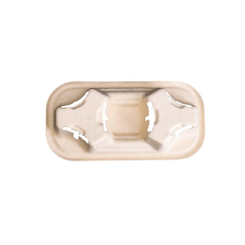 Bagasse Take-Out Coffee Carrier