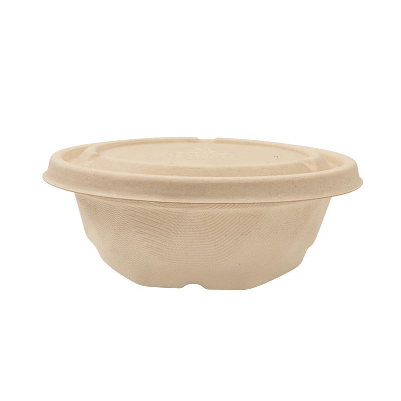 Bagasse Round Bowl with Lid
