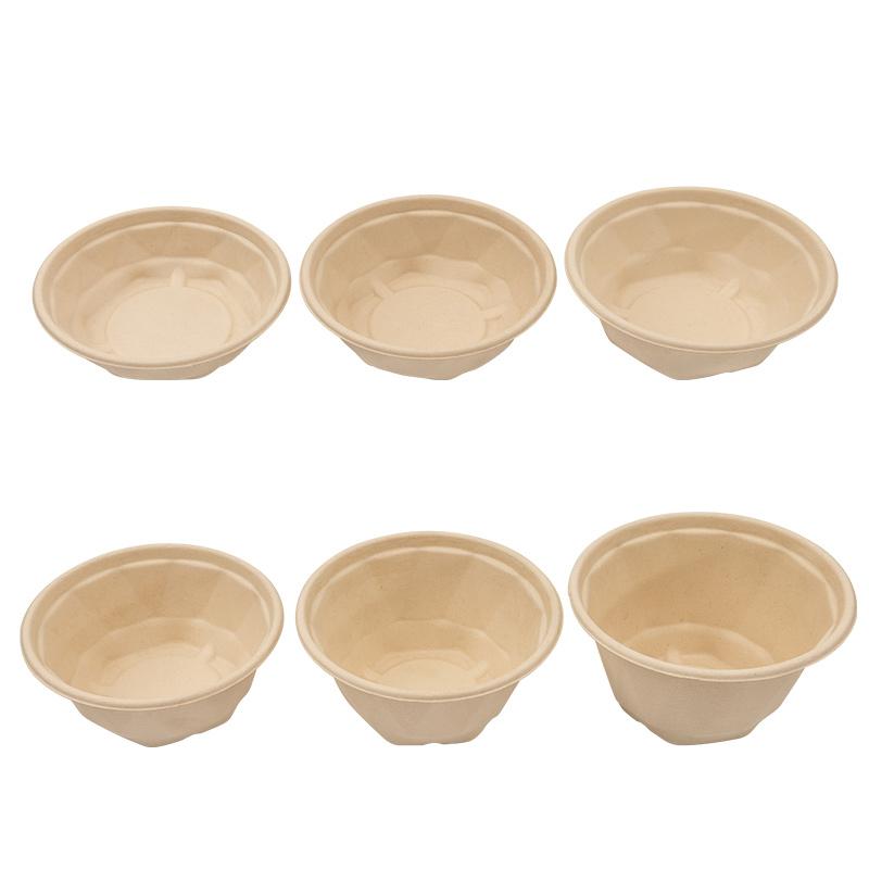 Bagasse Round Bowl with Lid