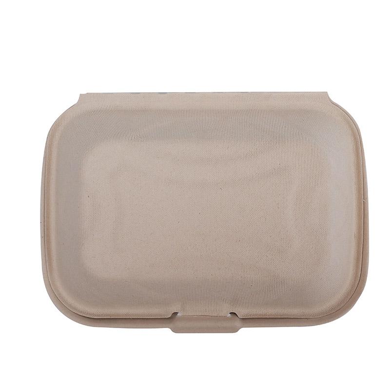 9x6 Bagasse Clamshell